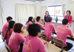 Bác Trương Mỹ Hoa - Nguyên PCT Nước Thăm Hỏi Và Động Viên Các Em Du Học Sinh Hồng Hà Tại Nhật